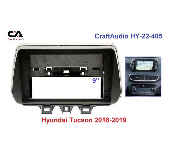 Рамка перехідна CraftAudio HY-22-405 HYUNDAI Tucson 2018-2019