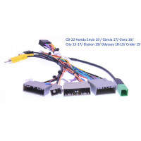 Комплект дротів для магнітол 16PIN CraftAudio CB-22 Honda Envix 19 / Gienia 17/ Greiz 16/ City 15-17/ Elysion 19/ Odyssey 18-19/ Crider 19