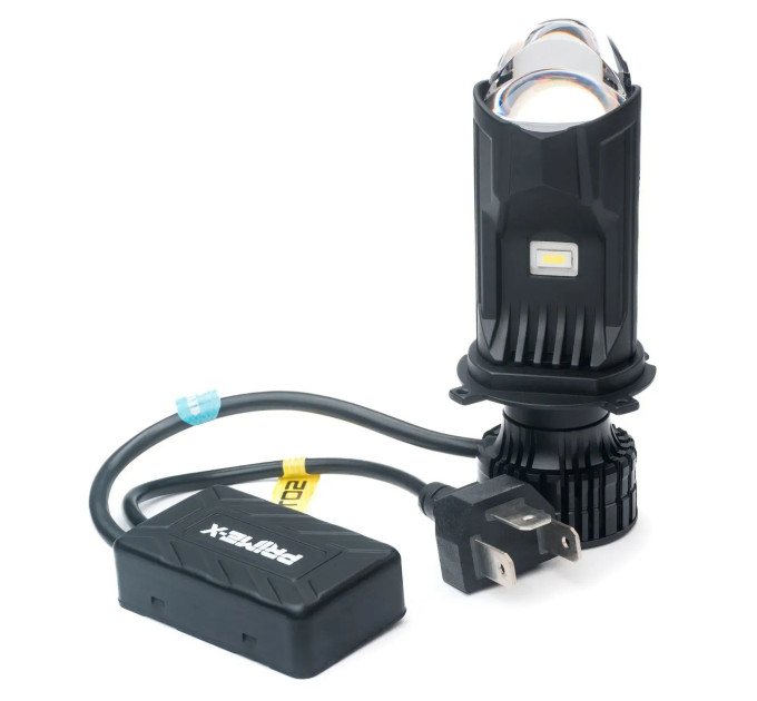 Світлодіодні лампи з лінзою Prime-X LS H4 55W CAN