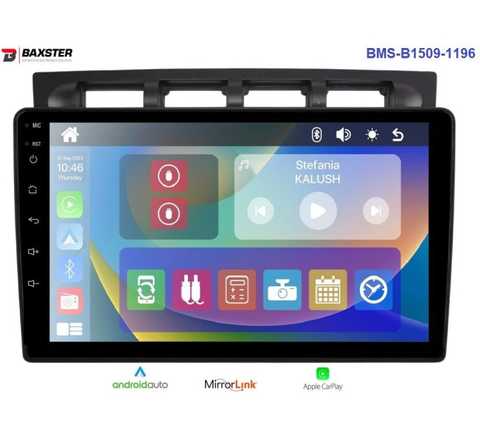 Штатна магнітола Baxster BMS-B1509-1196 KIA Picanto 04-08