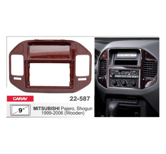 Перехідна рамка Mitsubishi Pajero Carav 22-587