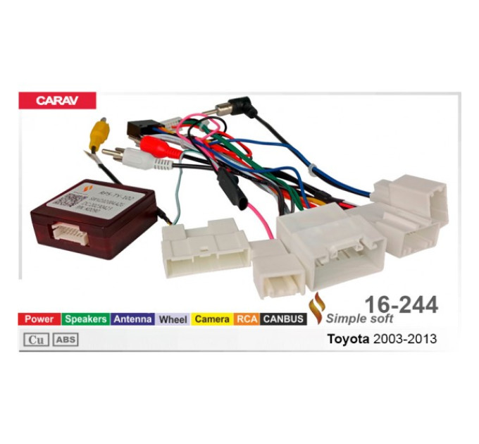 Перехідник для магнітол 9", 10.1" Toyota Carav 16-244