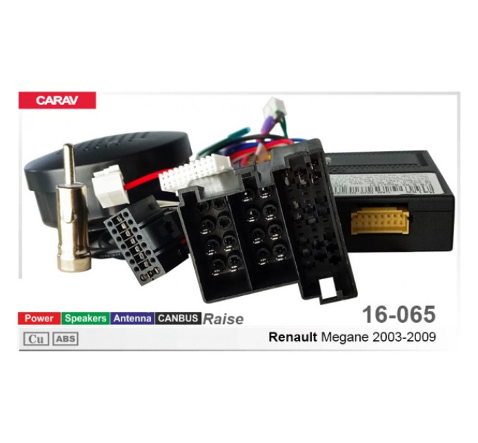 Перехідник для магнітол 9", 10.1" Renault Megane II Carav 16-065