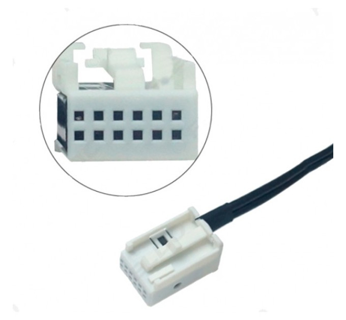 Bluetooth адаптер AUX (12 pin) для Mercedes (Comand APS NTG, Audio 20, Audio 30, Audio 50 APS) AWM BTM-53