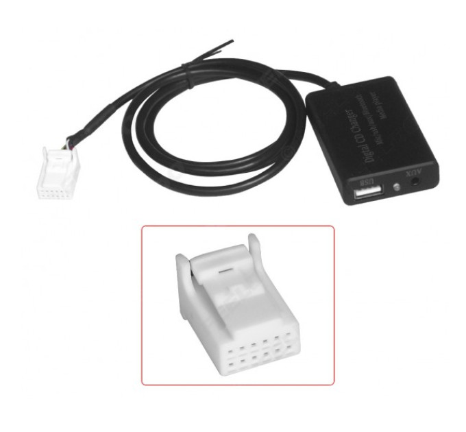 Bluetooth адаптер AUX (12 pin) для Toyota, Lexus AWM BTM-98