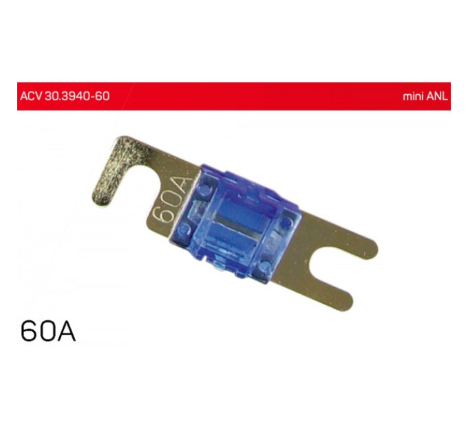Запобіжник mini ANL 60А (1 шт.) ACV 30.3940-60