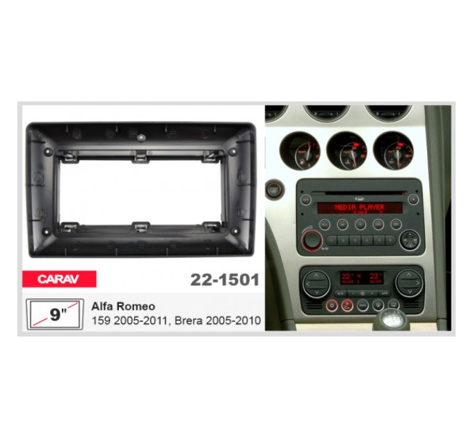 Перехідна рамка Alfa Romeo 159, Brera Carav 22-1501