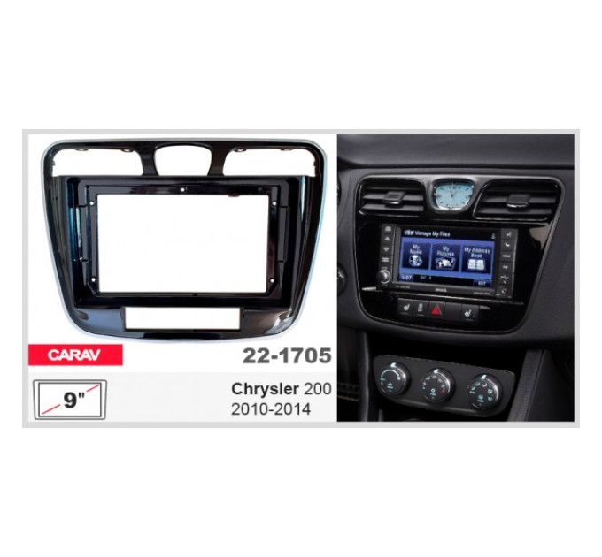 Перехідна рамка Chrysler 200 Carav 22-1705