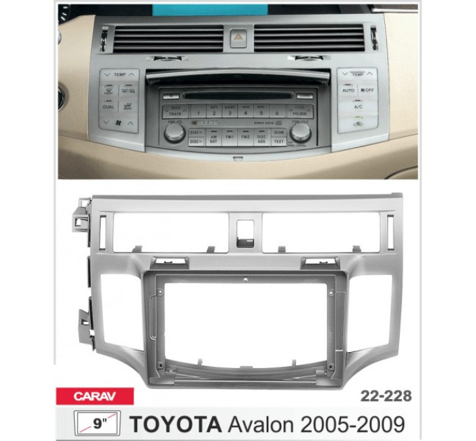 Перехідна рамка Toyota Avalon Carav 22-228