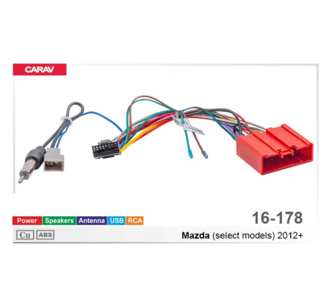 Перехідник для магнітол 9", 10.1" Mazda Carav 16-178