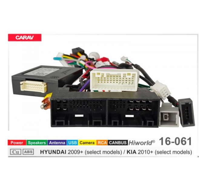 Перехідник для магнітол 9", 10.1" KIA, Hyundai Carav 16-061