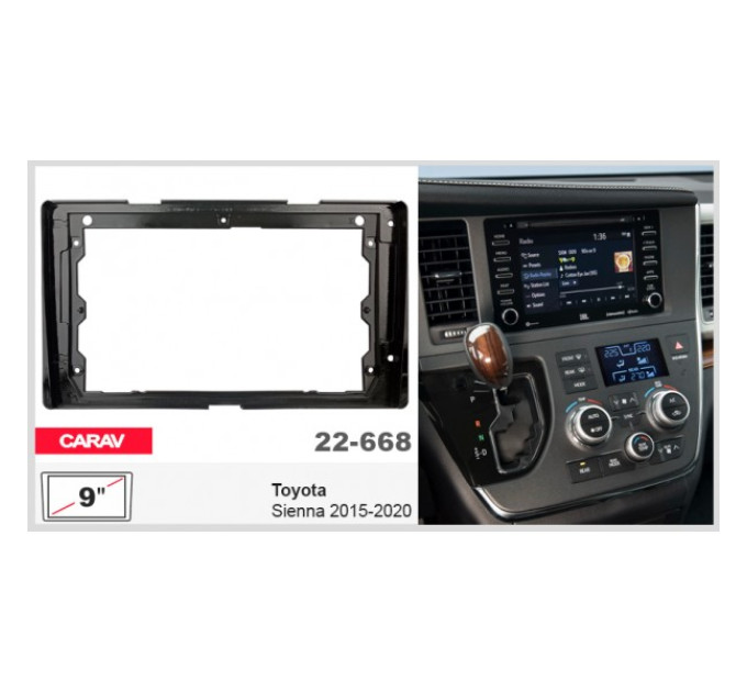 Перехідна рамка Toyota Sienna Carav 22-668
