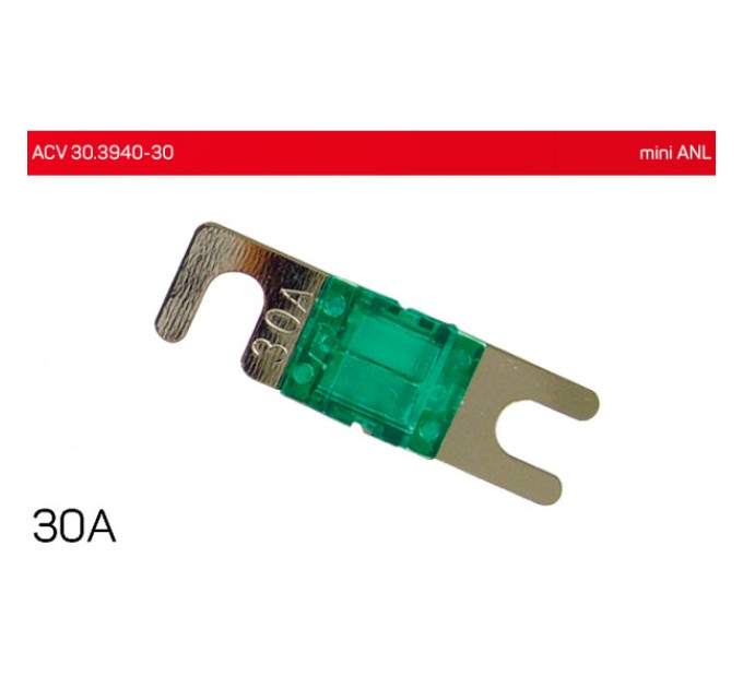 Запобіжник mini ANL 30А (1 шт.) ACV 30.3940-30