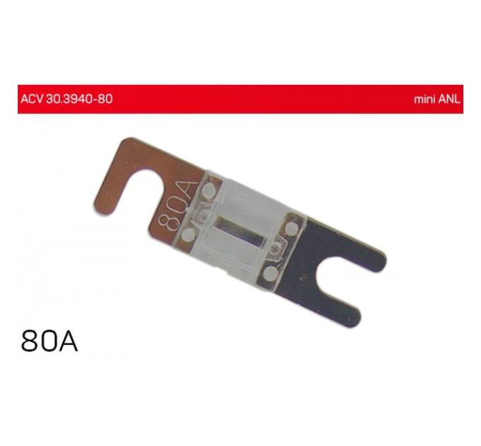 Запобіжник mini ANL 80А (1 шт.) ACV 30.3940-80