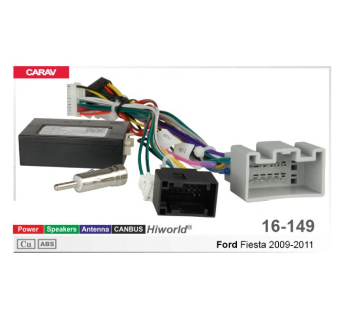 Перехідник для магнітол 9", 10.1" Ford Fiesta Carav 16-149