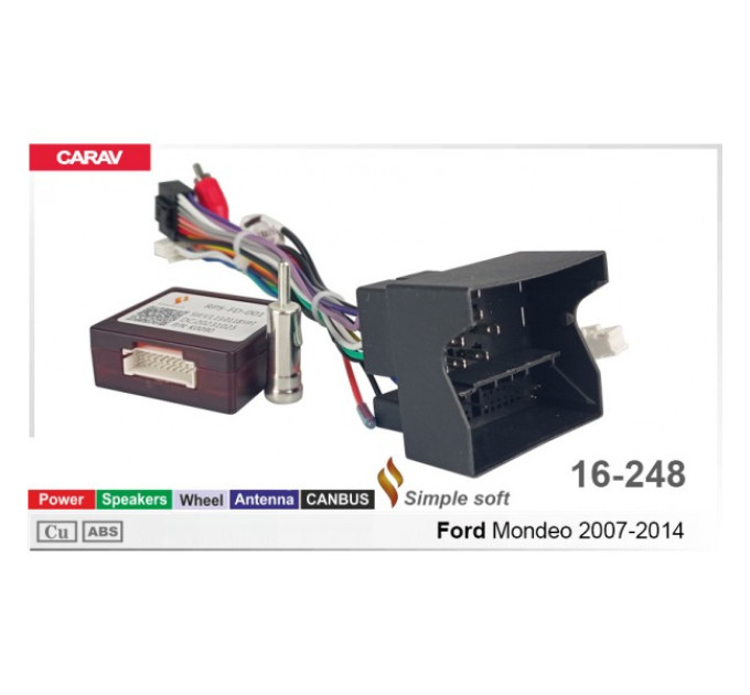 Перехідник для магнітол 9", 10.1" Ford Mondeo Carav 16-248