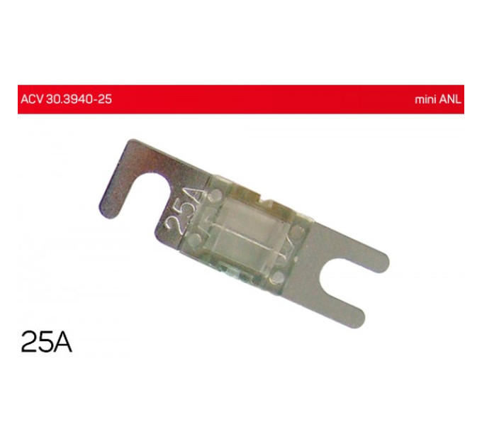 Запобіжник mini ANL 25А (1 шт.) ACV 30.3940-25