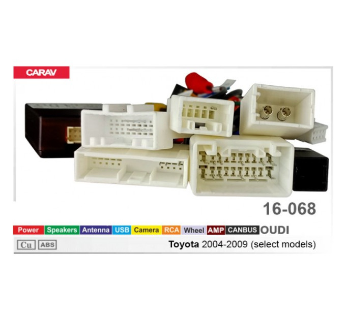 Перехідник для магнітол 9", 10.1" Toyota Carav 16-068