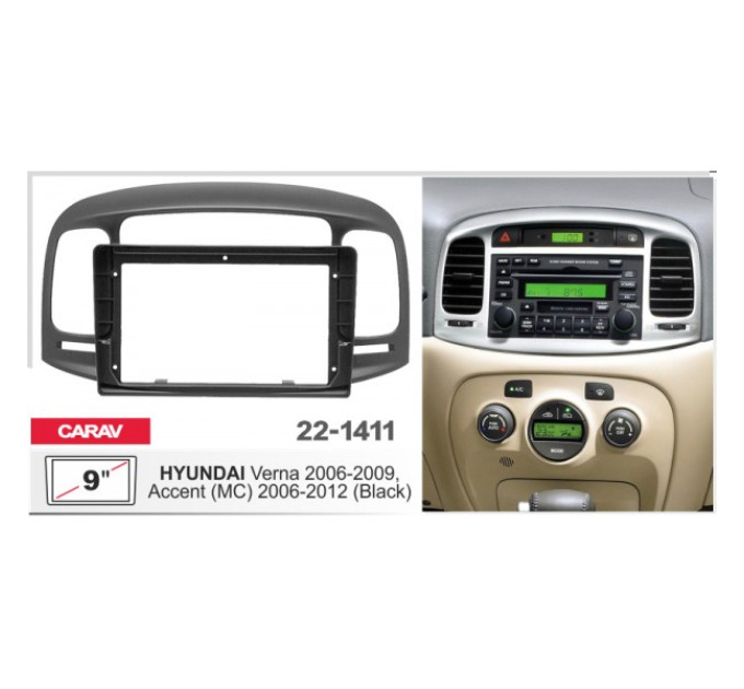 Перехідна рамка Hyundai Accent Carav 22-1411