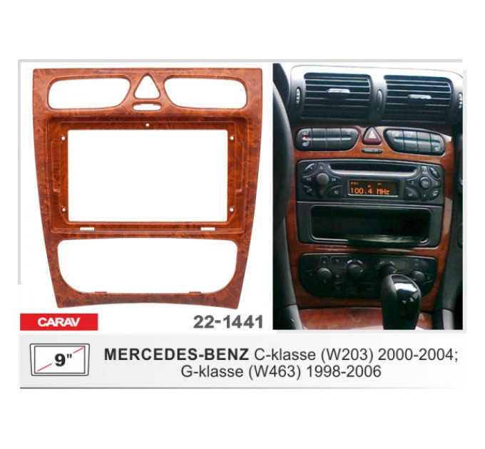 Перехідна рамка Mercedes C-klasse (W203), G-klasse (W463) Carav 22-1441