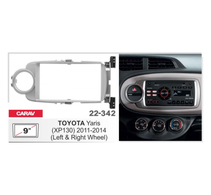 Перехідна рамка Toyota Yaris Carav 22-342