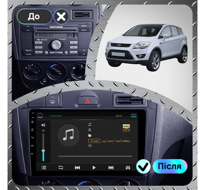 Штатна магнітола Ford S-MAX 2006-2010 Element 2/32 4G