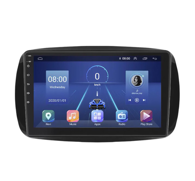 Штатна магнітола Smart Fortwo 2014- Element 6/128 4G CarPlay