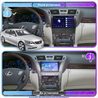 Штатная магнитола Element для Lexus LS IV 2006-2009 экран 9" 2/32Gb 4G Wi-Fi GPS Top
