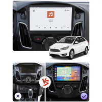 Штатная магнитола Element для Ford Focus III 2011-2015 экран 9" 4/64 QLED CarPlay 4G Wi-Fi GPS 360 Prime