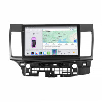 Штатная магнитола Element для Mitsubishi Lancer X Рестайлинг 2 2015-2017 экран 10" 4/64 QLED CarPlay 4G Wi-Fi GPS 360 Prime
