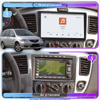 Штатная магнитола Element для Mazda MPV II (LW) 1999-2003 экран 9" 4/64 QLED CarPlay 4G Wi-Fi GPS 360 Prime