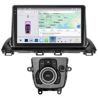 Штатная магнитола Element для Mazda 3 III (BM) Рестайлинг 2016-2019 экран 9" 4/64 QLED CarPlay 4G Wi-Fi GPS 360 Prime