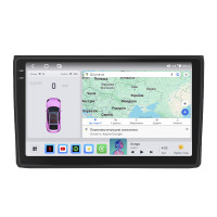 Штатная магнитола Element для Audi A4 III (B7) 2004-2009 экран 9" 4/64 QLED CarPlay 4G Wi-Fi GPS 360 Prime