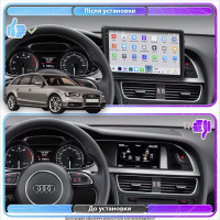 Штатная магнитола Element для Audi S4 IV (B8) Рестайлинг 2011-2015 экран 10" 4/64 QLED CarPlay 4G Wi-Fi GPS 360 Prime