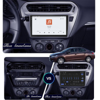 Штатная магнитола Element для Citroen C-Elysee I 2012-2016 экран 9" 4/64 QLED CarPlay 4G Wi-Fi GPS 360 Prime