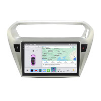 Штатная магнитола Element для Citroen C-Elysee I 2012-2016 экран 9" 4/64 QLED CarPlay 4G Wi-Fi GPS 360 Prime