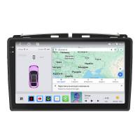 Штатная магнитола Element для Fiat 500 II Рестайлинг 2015-н.в. экран 9" 4/64 QLED CarPlay 4G Wi-Fi GPS 360 Prime