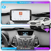 Штатная магнитола Element для Ford EcoSport I 2014-2018 экран 9" 4/64 QLED CarPlay 4G Wi-Fi GPS 360 Prime