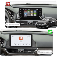 Штатная магнитола Element для Honda Accord X Рестайлинг 2020-н.в. экран 9" 4/64 QLED CarPlay 4G Wi-Fi GPS 360 Prime