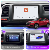 Штатная магнитола Element для Honda HR-V II 2013-2018 экран 9" 4/64 QLED CarPlay 4G Wi-Fi GPS 360 Prime