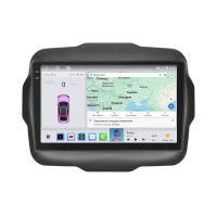 Штатная магнитола Element для Jeep Renegade I Рестайлинг 2018-н.в. экран 9" 4/64 QLED CarPlay 4G Wi-Fi GPS 360 Prime