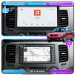 Штатная магнитола Element для Kia Optima II Рестайлинг 2008-2010 экран 9" 4/64 QLED CarPlay 4G Wi-Fi GPS 360 Prime