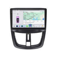 Штатная магнитола Element для Peugeot 207 I 2006-2009 экран 9" 4/64 QLED CarPlay 4G Wi-Fi GPS 360 Prime