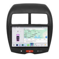 Штатная магнитола Element для Peugeot 4008 2012-2017 экран 10" 4/64 QLED CarPlay 4G Wi-Fi GPS 360 Prime