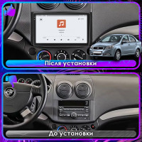 Штатная магнитола Element для Ravon Nexia R3 2015-2020 экран 9" 4/64 QLED CarPlay 4G Wi-Fi GPS 360 Prime