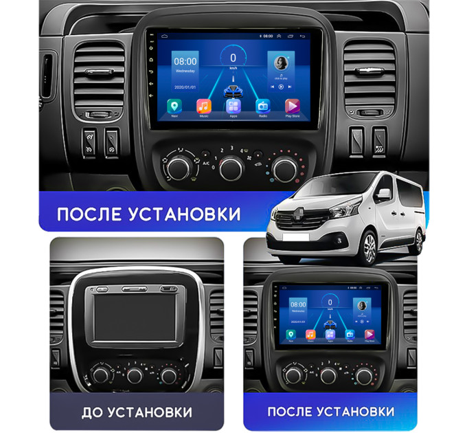 Штатна магнітола Renault Trafic  2014-2021 Element 2/32 4G