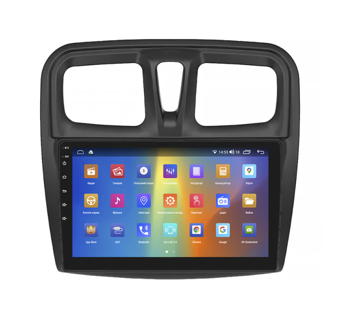 Штатна магнітола Renault Logan 2018- Element Prime 4/64 4G CarPlay
