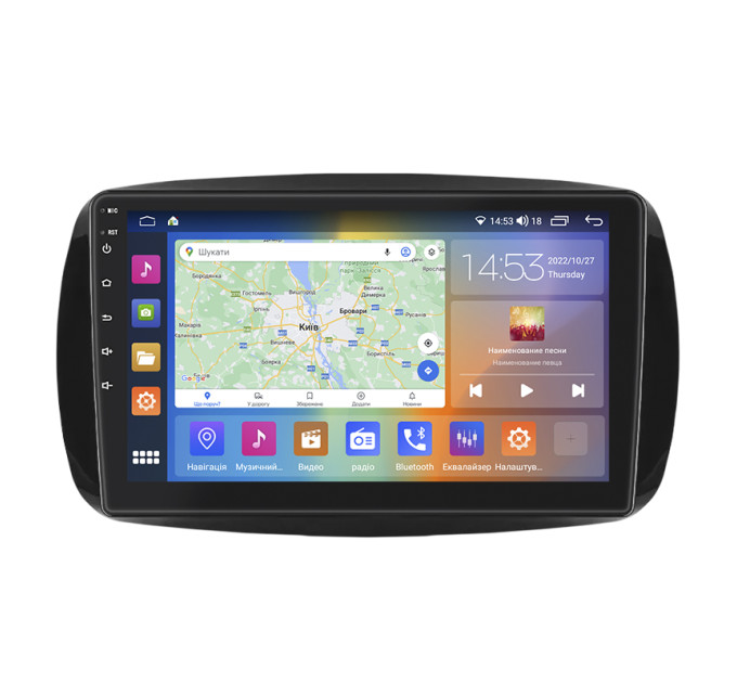 Штатна магнітола Smart Fortwo  2014- Element Prime 2/32 4G CarPlay