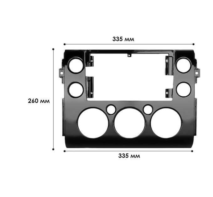 Перехідна рамка Toyota FJ Cruiser 2007+ (6880)