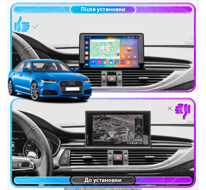 Штатна магнітола Audi Q3 (8U) 2011-2014 Element Prime 4/64 4G CarPlay